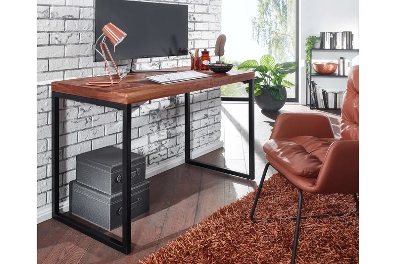 Wilhem Skrivbord 117 cm Rektangulär - Natur - Möbler - Bord & matgrupper - Kontorsbord - Skrivbord