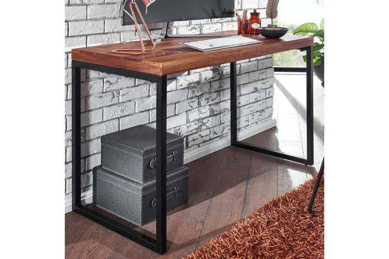 Wilhem Skrivbord 117 cm Rektangulär - Natur - Möbler - Bord & matgrupper - Kontorsbord - Skrivbord