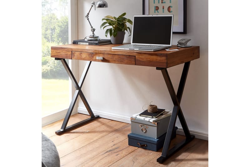 Wilhem Skrivbord 120 cm Rektangulär - Natur - Möbler - Bord & matgrupper - Kontorsbord - Skrivbord