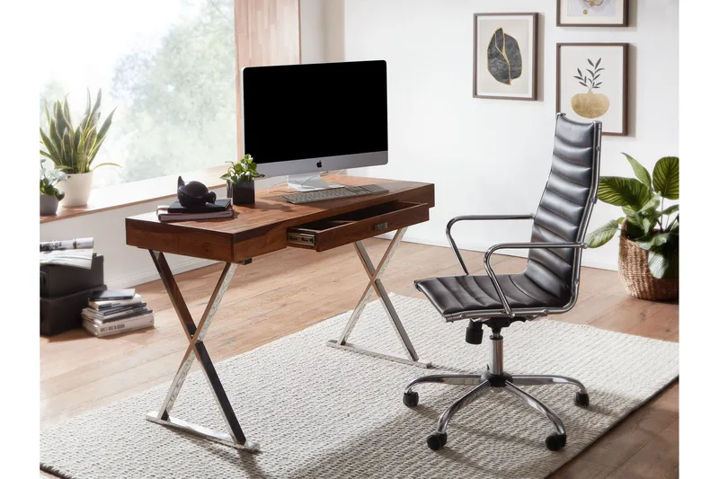 Wilhem Skrivbord 120 cm Rektangulär - Natur - Möbler - Bord & matgrupper - Kontorsbord - Skrivbord