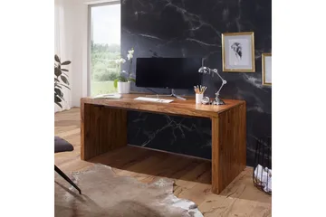 Skrivbord Wohnling Massiva träben lantlig stil 200x100 cm, Rose Wood - 200x100 cm, rosenträ - Möbler - Bord & matgrupper - Kontorsbord - Skrivbord