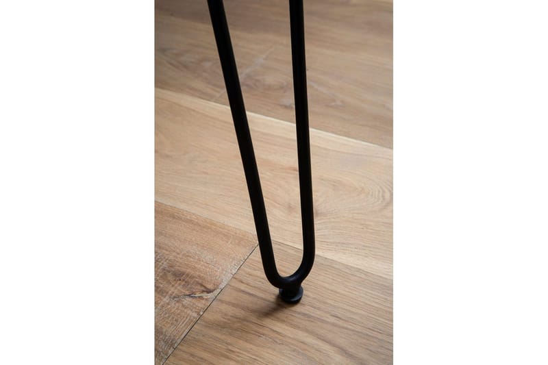 Skrivbord Wohnling Massivt trä 150 cm träd kant med hårnålben lantstil - Möbler - Bord & matgrupper - Kontorsbord - Skrivbord