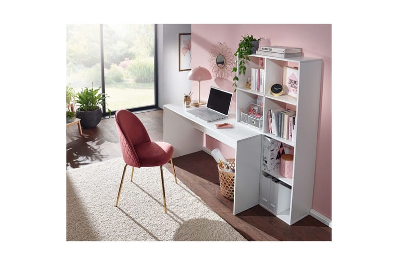 Skrivbord Wohnling med förvaringshylla 170 cm modern - Möbler - Bord & matgrupper - Kontorsbord - Skrivbord