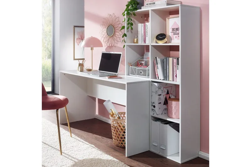 Skrivbord Wohnling med förvaringshylla 170 cm modern - Möbler - Bord & matgrupper - Kontorsbord - Skrivbord