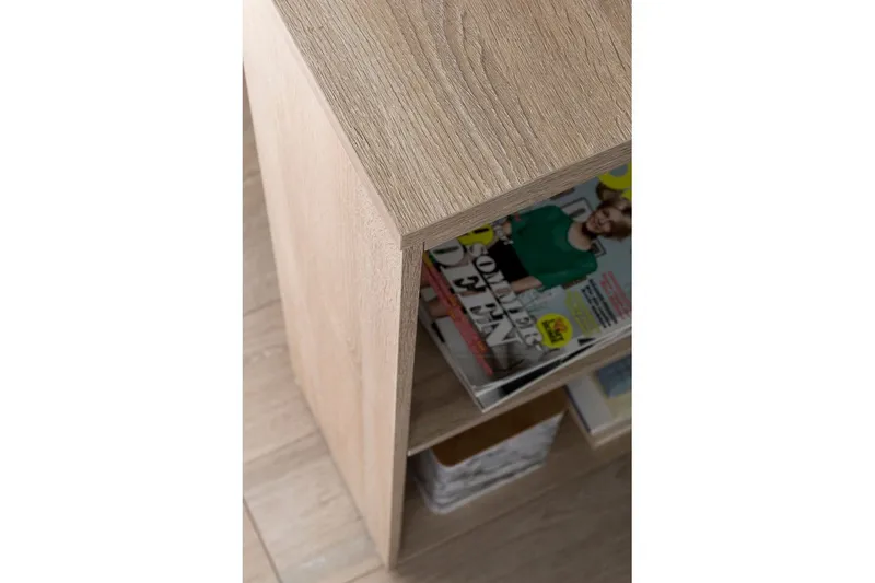 Skrivbord Wohnling med hylla 120x120x53 cm trä i modern stil Sonoma - Sonoma - Möbler - Bord & matgrupper - Kontorsbord - Skrivbord