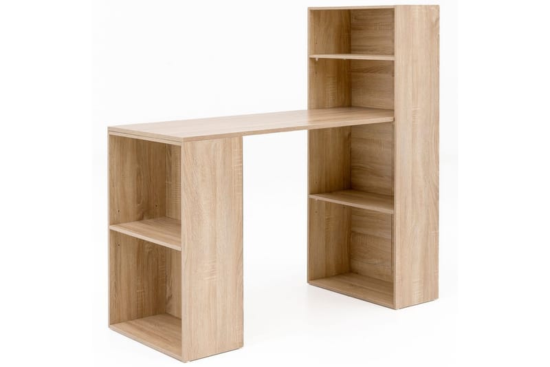 Skrivbord Wohnling med hylla 120x120x53 cm trä i modern stil Sonoma - Sonoma - Möbler - Bord & matgrupper - Kontorsbord - Skrivbord