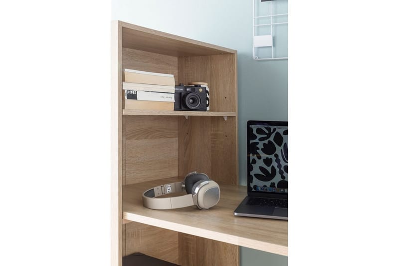 Skrivbord Wohnling med hylla 120x120x53 cm trä i modern stil Sonoma - Sonoma - Möbler - Bord & matgrupper - Kontorsbord - Skrivbord