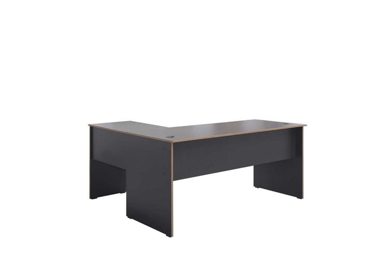 Soonam Skrivbord 160x144 cm - Rödfärgat trä/Antracit - Möbler - Bord & matgrupper - Kontorsbord - Skrivbord