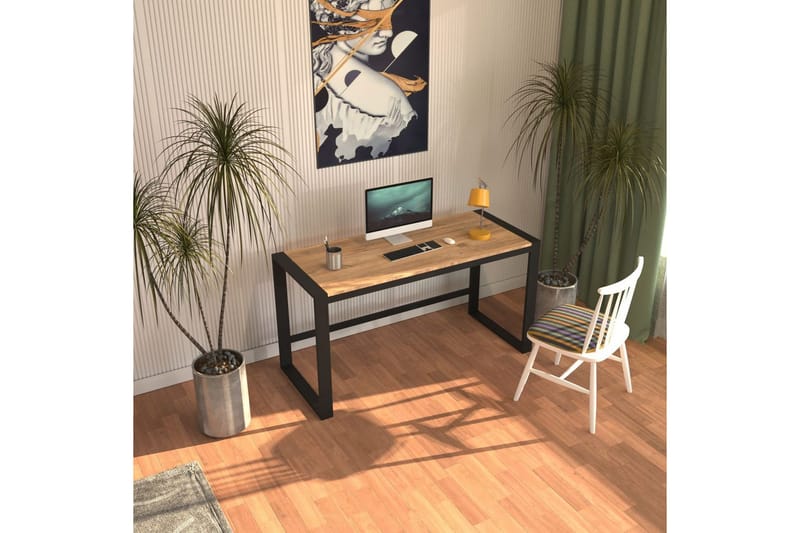 Sorix Skrivbord 55x122 cm - Natur/Svart - Möbler - Bord & matgrupper - Kontorsbord - Skrivbord