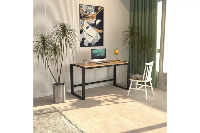 Sorix Skrivbord 55x152 cm - Svart/Natur - Möbler - Bord & matgrupper - Kontorsbord - Skrivbord