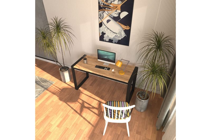 Sorix Skrivbord 55x152 cm - Svart/Natur - Möbler - Bord & matgrupper - Kontorsbord - Skrivbord