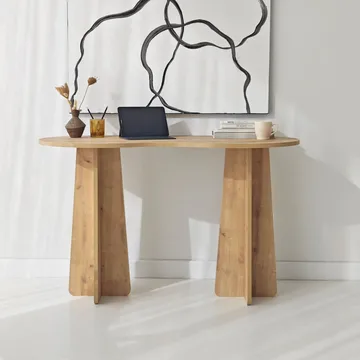 Soryn Skrivbord 120 cm - Safir Ek - Möbler - Bord & matgrupper - Kontorsbord - Skrivbord