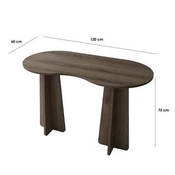 Soryn Skrivbord 120 cm - Valnöt - Möbler - Bord & matgrupper - Kontorsbord - Skrivbord