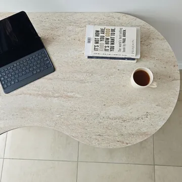 Soryn Skrivbord 120x75x60 cm - Travertine Walnut - Möbler - Bord & matgrupper - Kontorsbord - Skrivbord