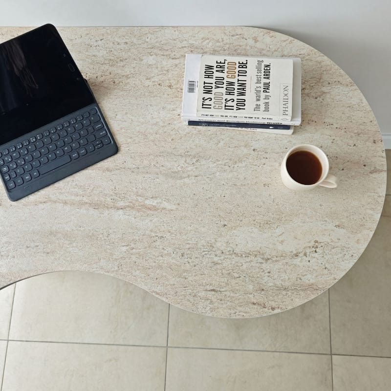 Soryn Skrivbord 120x75x60 cm - Travertine Walnut - Möbler - Bord & matgrupper - Kontorsbord - Skrivbord