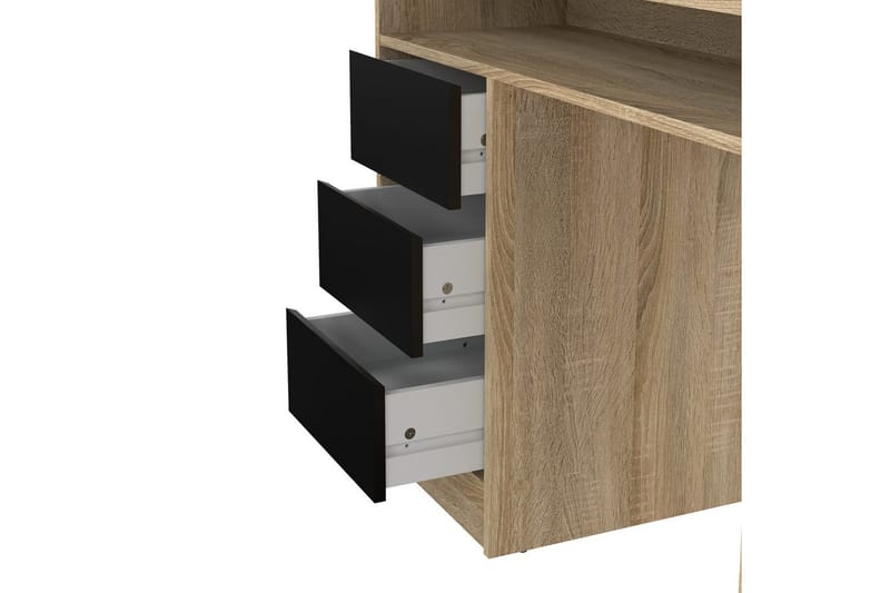 Taketo Skrivbord 55x126 cm - Natur/Svart - Möbler - Bord & matgrupper - Kontorsbord - Skrivbord