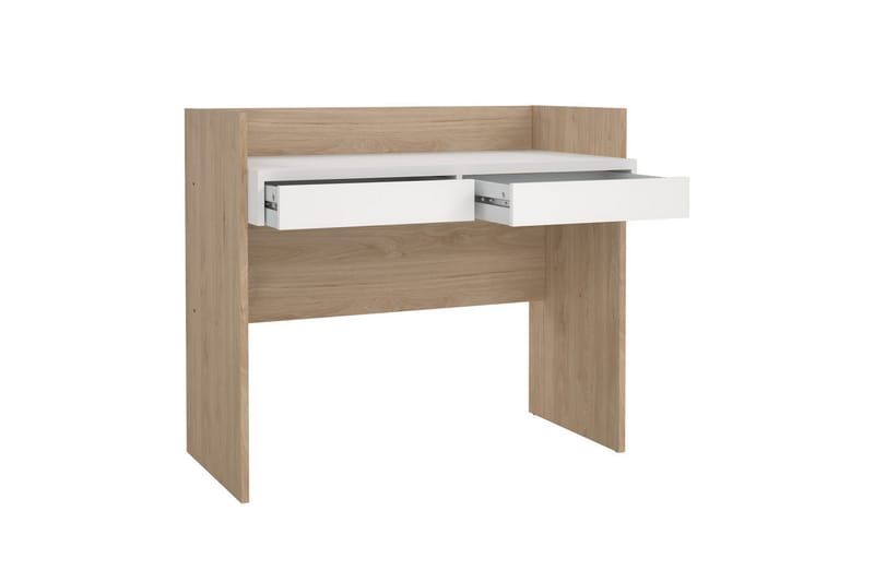 Taketo Skrivbord 56x102 cm - Vit/Natur - Möbler - Bord & matgrupper - Kontorsbord - Skrivbord