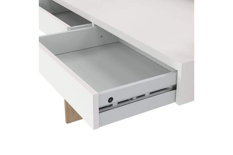 Taketo Skrivbord 56x102 cm - Vit/Natur - Möbler - Bord & matgrupper - Kontorsbord - Skrivbord