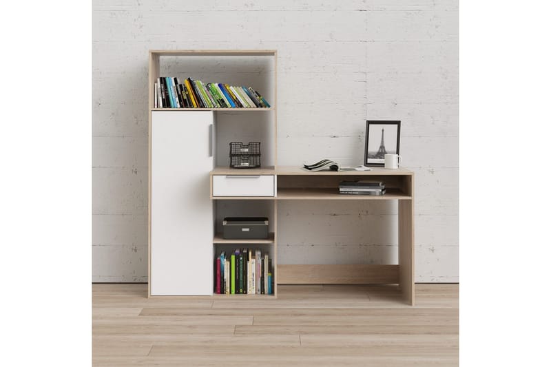 Taketo Skrivbord 60x163 cm - Vit - Möbler - Bord & matgrupper - Kontorsbord - Skrivbord