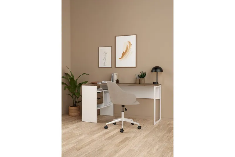 Taketo Skrivbord 81x145,1 cm - Vit - Möbler - Bord & matgrupper - Kontorsbord - Skrivbord