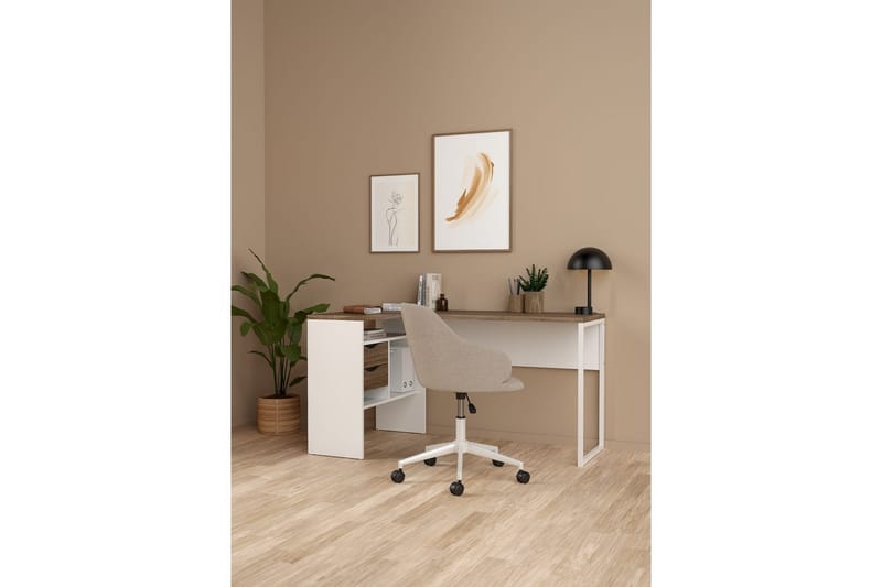 Taketo Skrivbord 81x145,1 cm - Vit - Möbler - Bord & matgrupper - Kontorsbord - Skrivbord