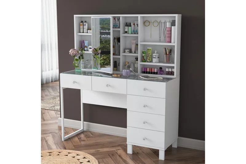 Talros Sminkbord 120 cm - Vit - Möbler - Bord & matgrupper - Kontorsbord - Skrivbord