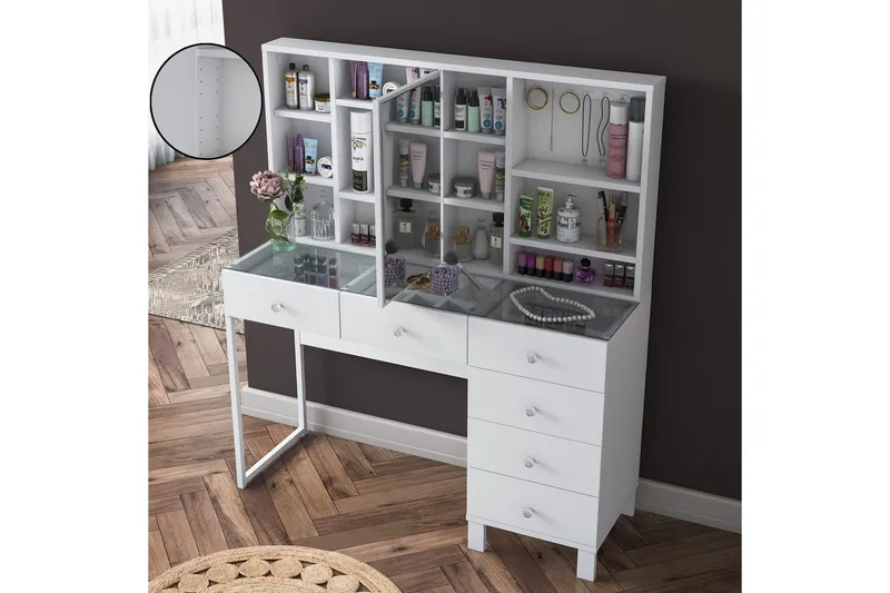 Talros Sminkbord 120 cm - Vit - Möbler - Bord & matgrupper - Kontorsbord - Skrivbord