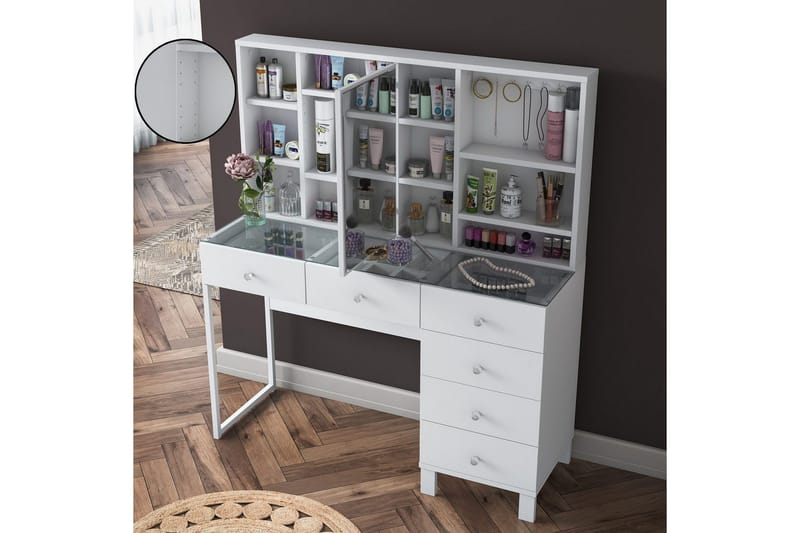 Talros Sminkbord 120 cm - Vit - Möbler - Bord & matgrupper - Kontorsbord - Skrivbord