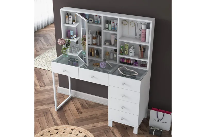 Talros Sminkbord 120 cm - Vit - Möbler - Bord & matgrupper - Kontorsbord - Skrivbord