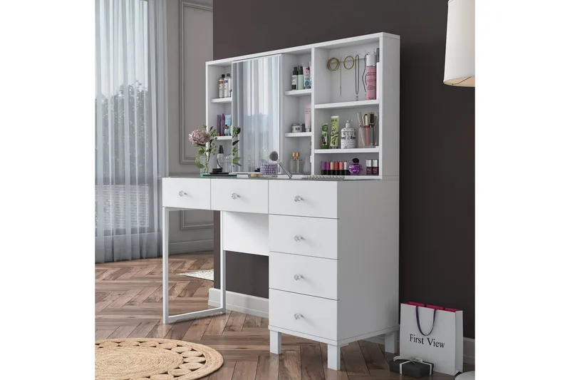 Talros Sminkbord 120 cm - Vit - Möbler - Bord & matgrupper - Kontorsbord - Skrivbord