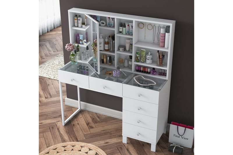 Talros Sminkbord 120 cm - Vit - Möbler - Bord & matgrupper - Kontorsbord - Skrivbord