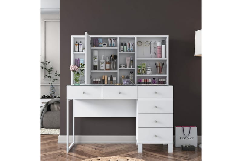 Talros Sminkbord 120 cm - Vit - Möbler - Bord & matgrupper - Kontorsbord - Skrivbord