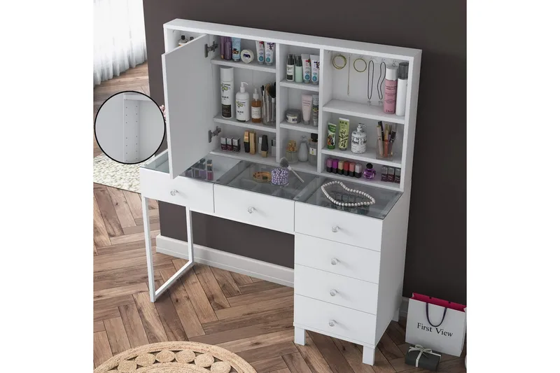 Talros Sminkbord 120 cm - Vit - Möbler - Bord & matgrupper - Kontorsbord - Skrivbord