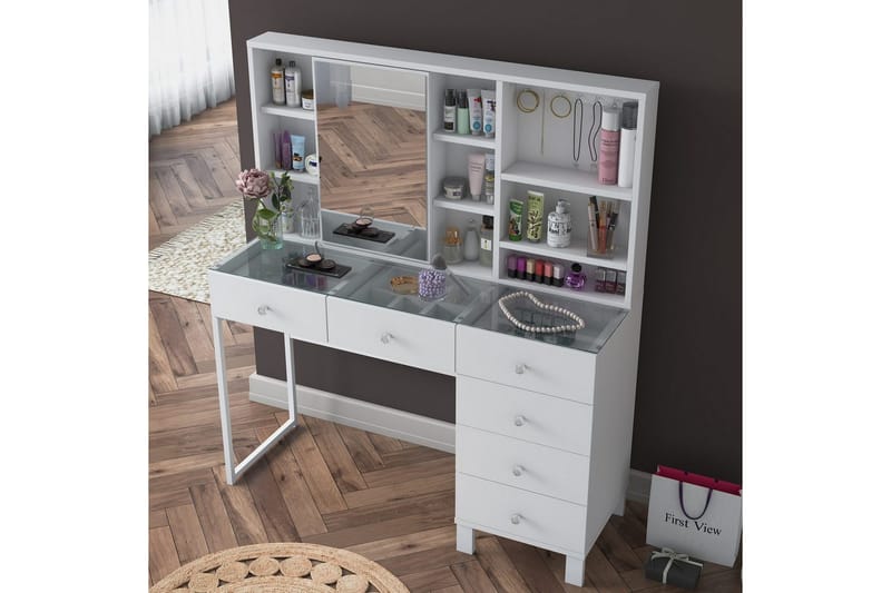Talros Sminkbord 120 cm - Vit - Möbler - Bord & matgrupper - Kontorsbord - Skrivbord