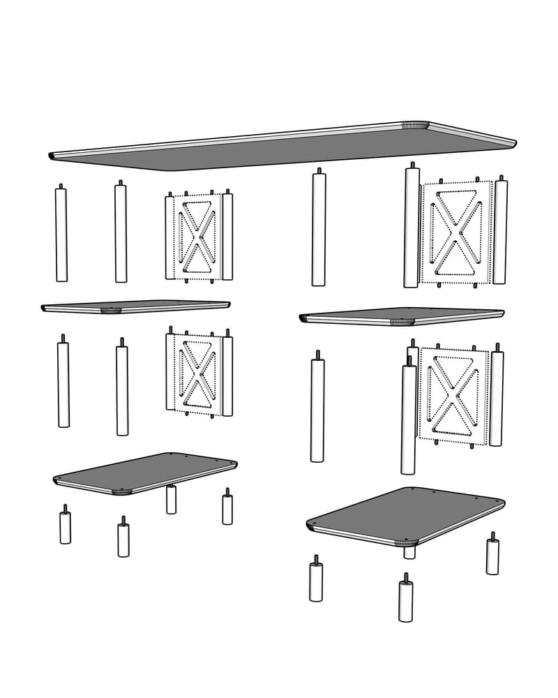 Ticoman Skrivbord 145 cm - Ek - Möbler - Bord & matgrupper - Kontorsbord - Skrivbord