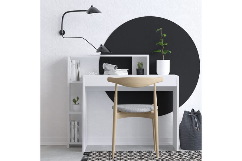 Trella Skrivbord 95x45 cm Vit - Hanah Home - Möbler - Bord & matgrupper - Kontorsbord - Skrivbord