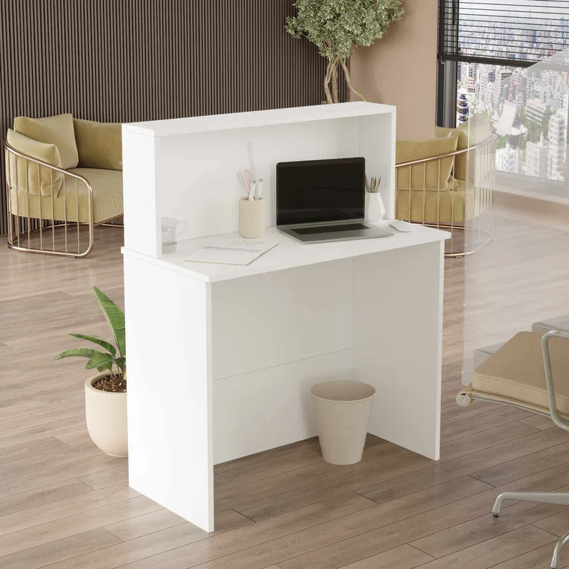 Valren Receptionbord 90x110x44,5 cm - Vit - Möbler - Bord & matgrupper - Kontorsbord - Skrivbord
