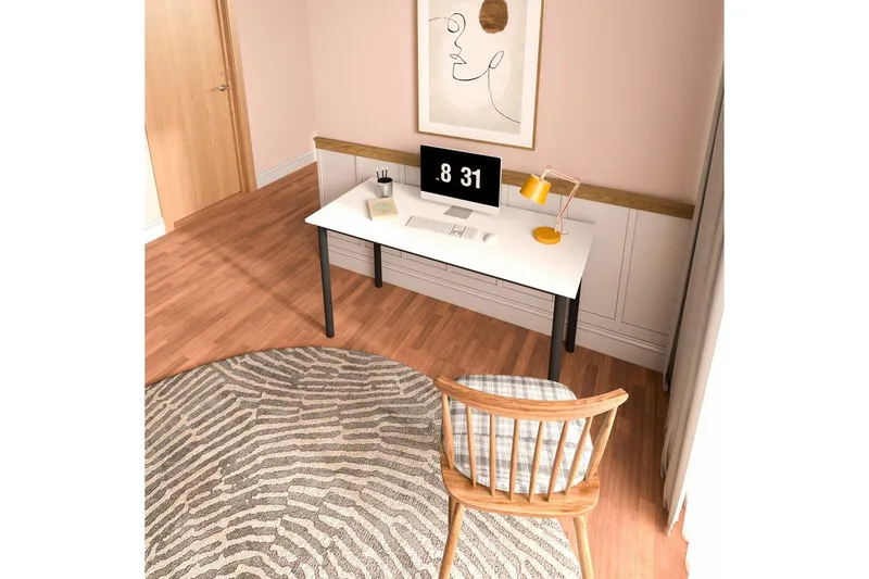 Viva Skrivbord 55x110 cm - Svart/Vit - Möbler - Bord & matgrupper - Kontorsbord - Skrivbord