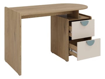 Zarek Skrivbord 121 cm - brun, rosa och beige - Möbler - Bord & matgrupper - Kontorsbord - Skrivbord