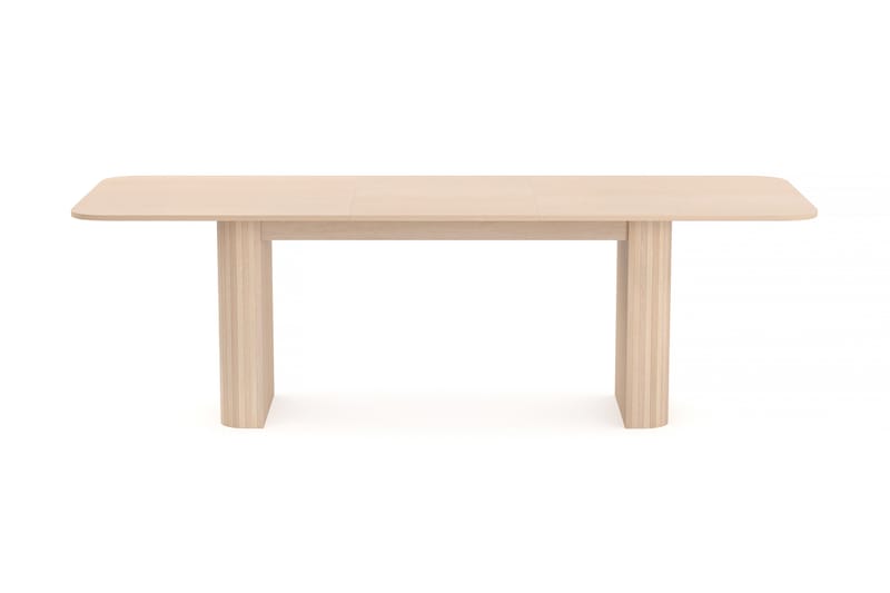 Kopparbo Matbord 160-220 cm Förlängningsbart - Ljust vitlaserat ekträ - Möbler - Bord & matgrupper - Matbord & köksbord