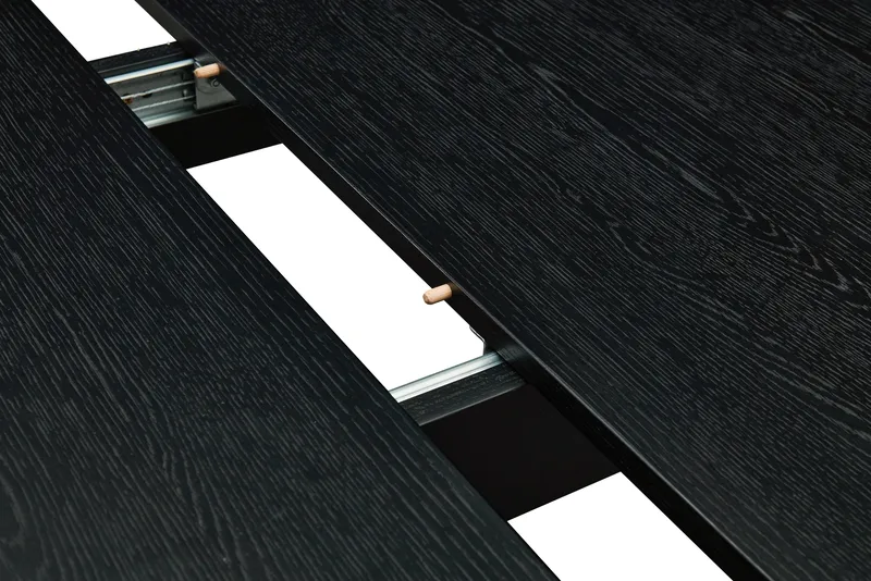 Kopparbo Matbord 180-240 cm Förlängningsbart - Svart trä - Möbler - Bord & matgrupper - Matbord & köksbord