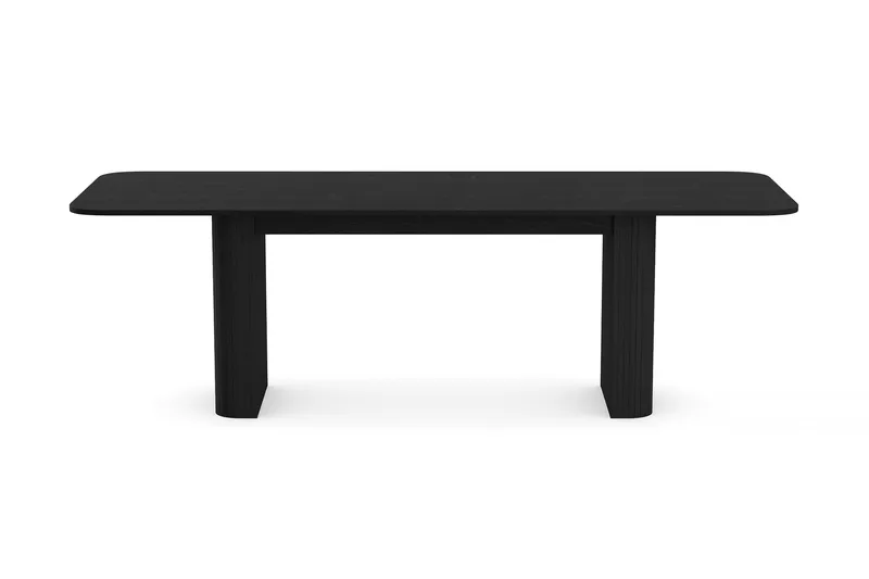 Kopparbo Matbord 180-240 cm Förlängningsbart - Svart trä - Möbler - Bord & matgrupper - Matbord & köksbord