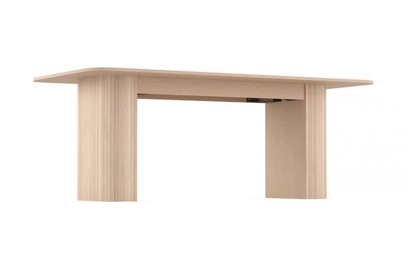 Kopparbo Matbord 200-260 cm Förlängningsbart med illäggsskiva - Vitlaserad Ek - Möbler - Bord & matgrupper - Matbord & köksbord