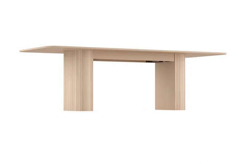 Kopparbo Matbord 200-260 cm Förlängningsbart med illäggsskiva - Vitlaserad Ek - Möbler - Bord & matgrupper - Matbord & köksbord