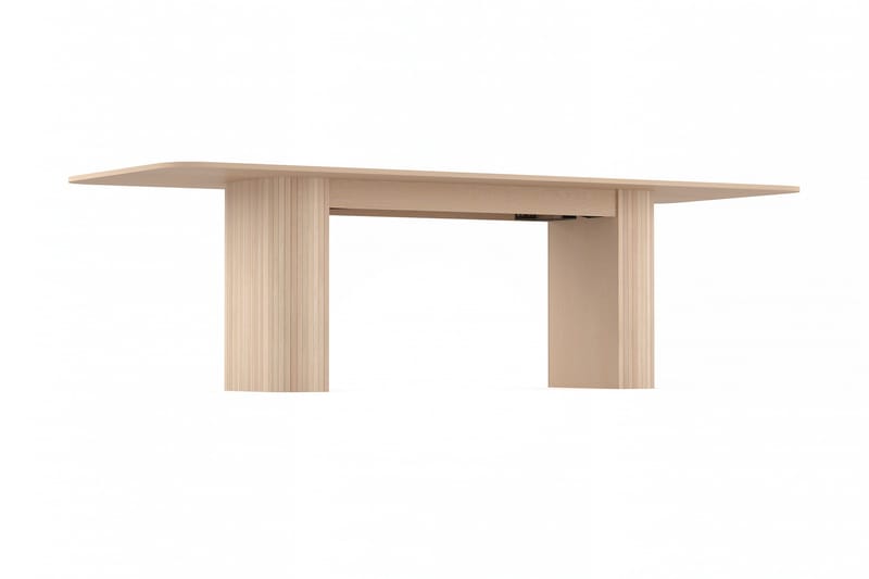 Kopparbo Matbord 200-260 cm Förlängningsbart med illäggsskiva - Vitlaserad Ek - Möbler - Bord & matgrupper - Matbord & köksbord