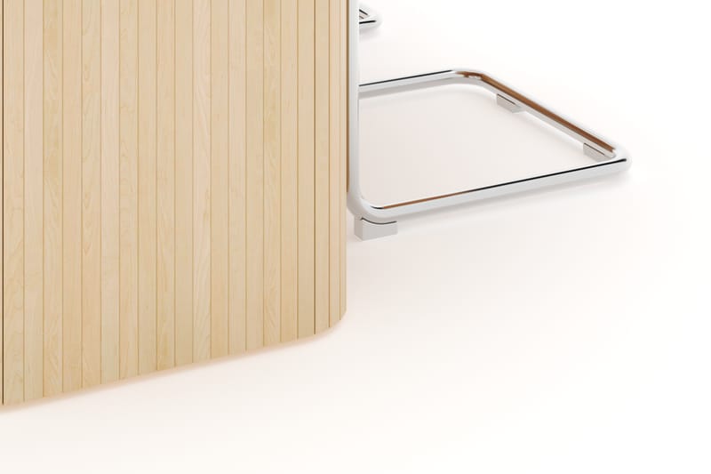 Kopparbo Matbord 200-260 cm Förlängningsbart med 4 st Build Matstolar - Vit - Möbler - Bord & matgrupper - Matgrupper