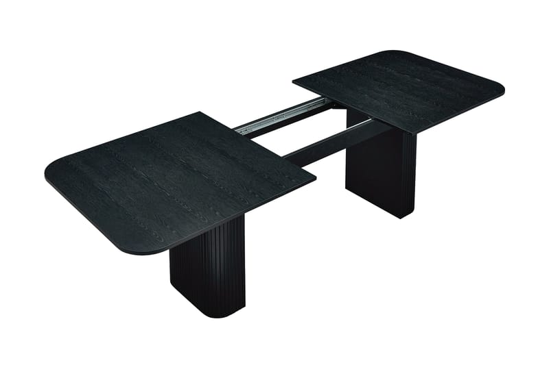 Kopparbo Matbord 200-260 cm Förlängningsbart - Svart trä - Möbler - Bord & matgrupper - Matbord & köksbord