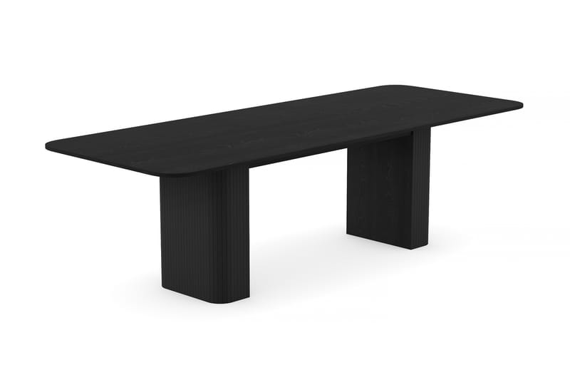 Kopparbo Matbord 200-260 cm Förlängningsbart - Svart trä - Matbord & köksbord