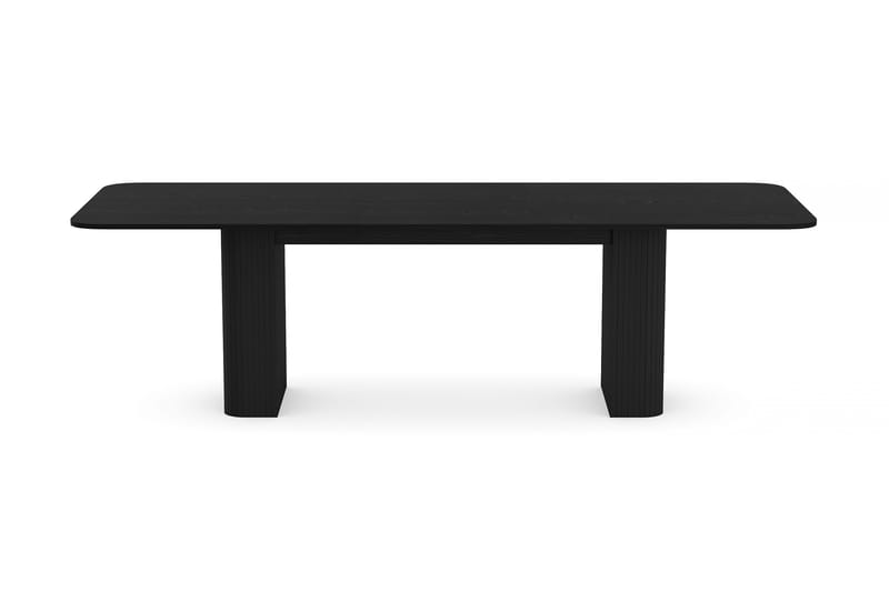 Kopparbo Matbord 200-260 cm Förlängningsbart - Svart trä - Möbler - Bord & matgrupper - Matbord & köksbord