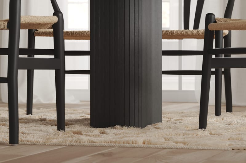 Kopparbo Matbord 200-260 cm Förlängningsbart - Svart trä - Möbler - Bord & matgrupper - Matbord & köksbord